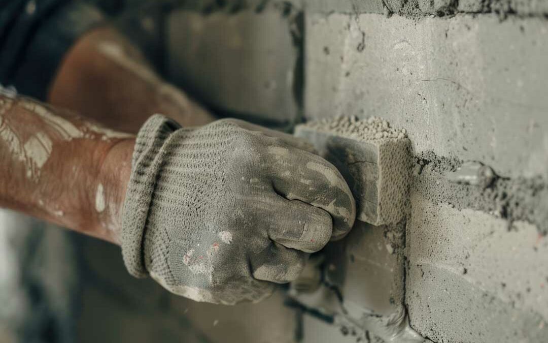 Création d&rsquo;un mur en pierre près de Carentan